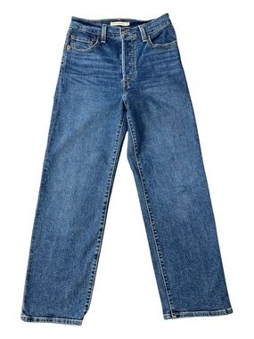 Levi’s Women’s Ribcage Straight Ankle Button Fly Denim Jeans 26x27